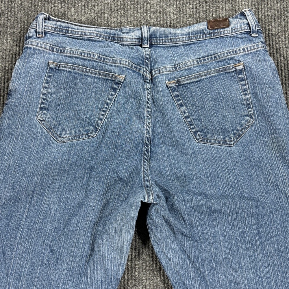Riders by Lee Straight Leg Jeans Women 20W P Blue Medium Wash Stretch - Picture 13 of 14